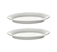 Serax Assiette ovale creuse Silhouette S 10x18.5 cm lot de 2 Blanc