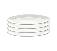 Serax Assiette ovale Silhouette M 15x24.5 cm lot de 4 Blanc