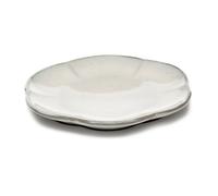 Serax Assiette striée Inku M Ø13.9 cm Blanc