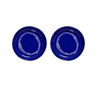 Serax Assiettes creuses Ottolenghi Feast Ø22 cm lot de 2 Dark blue stripes-white