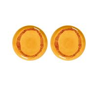 Serax Assiettes Ottolenghi Feast L Ø26.5 cm lot de 2 Yellow stripes-red