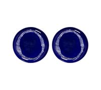 Serax Assiettes Ottolenghi Feast M Ø22.5 cm lot de 2 Dark blue stripes-white
