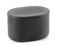 Serax Bocal de stockage ovale avec couvercle Cose haut 6.5x10.2 cm Gris foncé