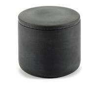 Serax Bocal de stockage rond avec couvercle Cose S bas Ø7 cm Gris foncé