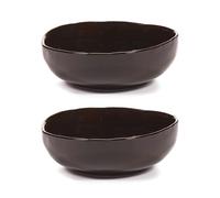 Serax Bol La Mère S Ø11.5 cm lot de 2 Dark brown