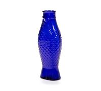 Serax Bouteille en verre Fish & Fish 85 cl Cobalt blue
