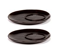 Serax La Mère soucoupe pour tasse à café Ø14.5 cm lot de 2 Dark brown