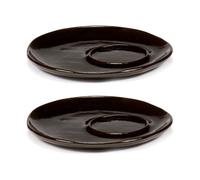 Serax La Mère soucoupe pour tasse à expresso Ø11 cm lot de 2 Dark brown