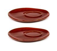 Serax La Mère soucoupe pour tasse à expresso Ø11 cm lot de 2 Venetian red