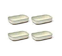 Serax Le Nouvelle Table plateau extra profond No5 L lot de 4 White