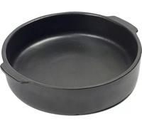 SERAX Ofenschale rund L Pure Black, Inhalt: 1,6 Liter, Höhe: 60 mm, ø: 250 mm