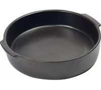 SERAX Ofenschale rund XL Pure Black, Inhalt: 3,3 Liter, Höhe: 70 mm, ø: 310 mm