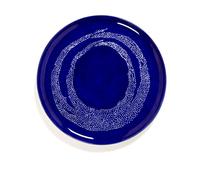 Serax Plat à service Ottolenghi Feast Ø35 cm Dark blue dots-white
