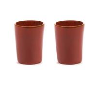 Serax Tasse à expresso La Mère 7 cl lot de 2 Venetian red