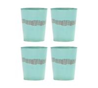 Serax Tasses à thé Ottolenghi Feast 33 cl lot de 4 Azure stripes-red