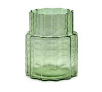 Serax Vase Waves 04 Ø18x21 cm Green-clear