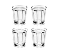 Serax Verre à espresso Surface 10 cl Lot de 4 Transparent