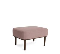Serena Pouf Chêne Foncé/Dusty Rose