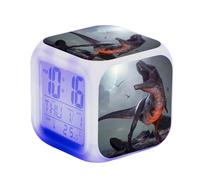 SerendipitousWhisper Dinosaure Réveil - LED - Alarme Créativité - avec lumière - Brillant dans la Nuit - pour Enfants et Adultes - Cadeaux d'anniversaire pour Enfants Adultes