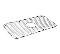 Serene Valley NDG2513C Grille inférieure pour évier 63,5 x 30,5 cm avec évacuation centrée avec rayon d'angle 3,8 cm et grille d'évier en acier inoxydable