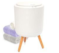 SereneLife Chauffe Serviettes 12L Électrique Luxe - Minuteur avec Chauffage Rapide, Disques Parfumés, pour Serviettes et Peignoirs Salle de Bain Spa