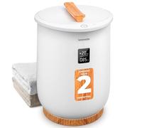 SereneLife Chauffe Serviettes 20L Électrique - Minuterie 20 à 60 min avec Affichage Numérique, Support Parfum, Grande Capacité pour 2 Serviettes