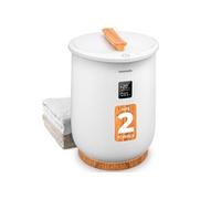 SereneLife Chauffe Serviettes 20L Électrique - Minuterie 20 à 60 min avec Affichage Numérique, Support Parfum, Grande Capacité pour 2 Serviettes