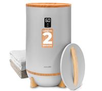 SereneLife Chauffe-serviettes et Couvertures à Touche Unique avec Support pour Disque Parfumé et Anneau LED,Fonction Arrêt Automatique, Minuterie Intégrée pour Chauffer les Serviettes pendant 15,30,45