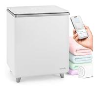 SereneLife Chauffe-Serviettes WiFi Grande Capacité - Pour 2 Grandes Serviettes et Couvertures, Minuteur 20/40/60 Min, Design Compact Salle de Bain