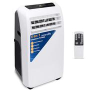 Climatiseur Mobile Silencieux - SereneLife - 12,000 BTU - 4-en-1 avec Fonction Déshumidificateur/ Ventilateur/Chauffage - Blanc