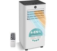 SereneLife Climatiseur portable 9000 BTU 2,34 kW, climatiseur 4 en 1 : refroidissement, chauffage, ventilateur et déshumidificateur, télécommande,