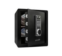 SereneLife Coffre-Fort pour Maison - Accès Electronique par Empreinte Digitale, Coffre à Argent pour Maison et Bureau, Clavier Tactile & Serrure,