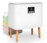 SereneLife Panier Chauffe-serviettes Rectangulaire 20L Grande Capacité Chauffe-serviettes pour Salle de Bain avec Fonction Wi-Fi, Contrôle par Application Mobile, Arrêt Automatique, Cuve en Acier