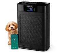 Serenelife Purificateur d’Air HEPA Intelligent - Jusqu’à 100 m², WiFi et App, Ultra Silencieux, Élimine poussière, poils d’animaux et odeurs, idéal pour allergies, Pour Maison, Bureau - Noir
