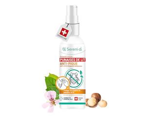SERENI-D - ANTI-PIQUE TRAITEMENT CORPOREL REPULSIF VEGETAL ANTI PUNAISES DE LIT - Spray concentré aux huiles essentielles contre les piqures de punaises de lit efficace - 100mL