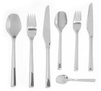 Serenk New York - Ensemble de couverts 42 pièces en acier inoxydable 18/10 - Couverts élégants et polis pour un dîner sophistiqué
