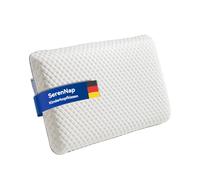 SerenNap Oreiller ergonomique en mousse à mémoire de forme pour enfants de 3 à 10 ans, certifié Öko-Tex avec housse en coton respirant