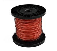 Serenophile Fil de débroussailleuse rond en nylon pour débroussailleuse électrique, 2,7 mm de diamètre, 50 m de long, orange