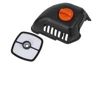 Serenophile Kit de couvercle de filtre à air, pièces de rechange pour débroussailleuse, pour GT-225 PAS-225 PE-225 PPF-225 SHC-225, papier mousse plastique, noir