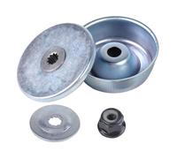 Serenophile Kit de fixation de lame métallique de rechange pour débroussailleuse STIHL - Ensemble de tête d'engrenage avec écrou de collier gauche M10 x 1, rondelle de butée et plaque de cavalier