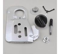 Serenophile Kit d'écrous de guide de barre intérieure de pompe à huile pour tronçonneuses Husqvarna 445, 450, 445e, 450e, 445 II & 450e II X-TORQ - Comprend arbre, vis sans fin, bouchon d'huile