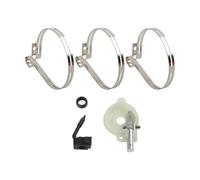 Serenophile Lot de 3 bandes de frein de chaîne, assemblage de pompe à huile, pièces de tronçonneuse pour Husqvarna 136 137 2035 2040, remplace 545036801