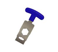 Serenophile Outil de retrait de boule oculaire de piscine, extracteur de jet de piscine n acier inoxydable avec poignée souple pour butée de retour SP1419A-E, entretien de spa hors sol creusé, 1