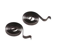 Serenophile Paire de ressorts porte-balais de carbone pour meuleuse d'angle Bosch GWS 6-100, pièces de rechange en métal, noir, 22,5 x 12 x 2,5 mm