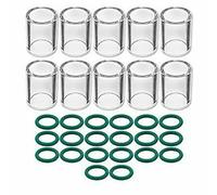 Serenophile Pour les torches de soudage SR WP-17/18/26 et SR WP-9/20 TIG - Kit de 30 joints toriques en verre Pyrex résistant à la chaleur #10