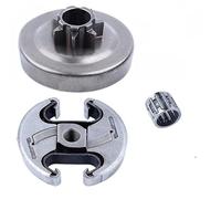 Serenophile Tambour d'embrayage, pignon d'embrayage, pièce de tronçonneuse, 1 cm Picco 6T, pour MS192T MS193T MS194T MS200 MS200T MS201, argent