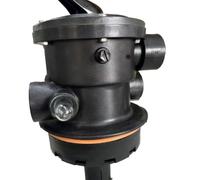 Serenophile Vanne multiport pour piscine, filtre à sable, inverseur 7 voies pour Hayward SP0714T VariFlo, verre de visée, ABS, montage supérieur