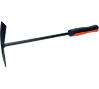Houe de jardin double serfouette avec manche bimatière Bahco