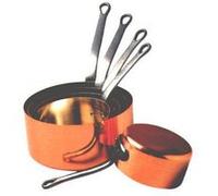 Série 5 Casseroles Cuivre Etamé 12 à 20 cm* Cuivre G