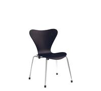 Fritz Hansen 3177 Chaise d'enfant Series 7 Midnight blue frêne peint-chrome